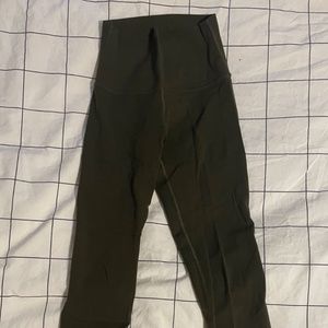 Olive Green Lululemon Leggings Size 0 or 00